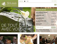 Tablet Screenshot of maisonstlouis.ca